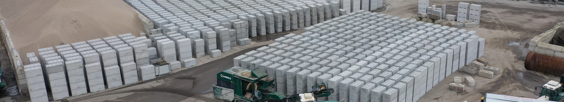 Megablokken voor bouwprojecten