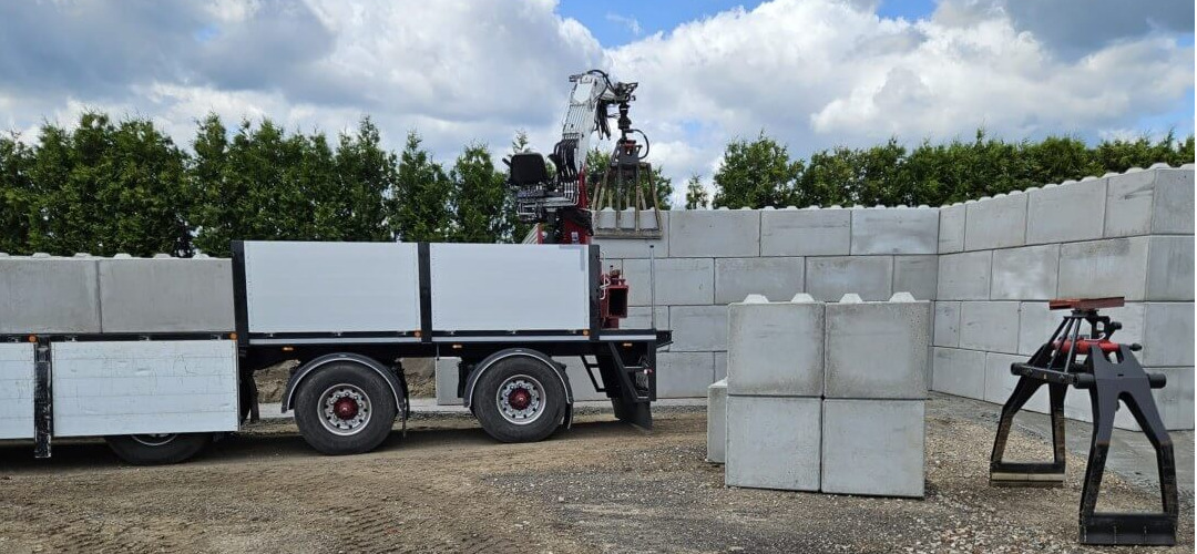 Megablokken plaatsen